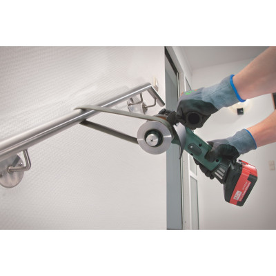 Аккумуляторная щеточная шлифмашина Metabo S 18 LTX 115 (каркас)