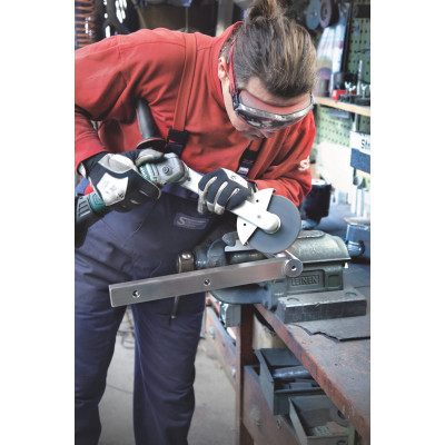 Аккумуляторная шлифовальная машина для узких мест Metabo KNS 18 LTX 150 Inox (каркас)