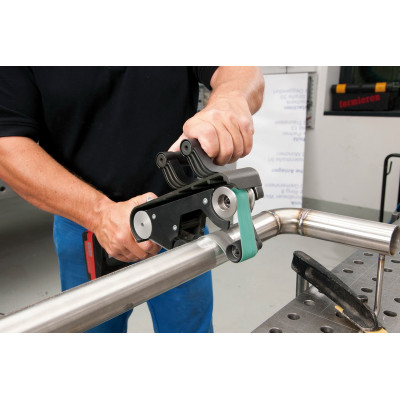 Аккумуляторная шлифовальная машина для труб Metabo RB 18 LTX 60 Inox (каркас)