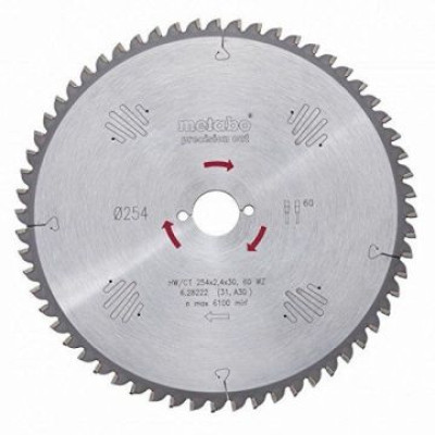 Пиляльний диск Metabo Precision cut 190х30, Z48