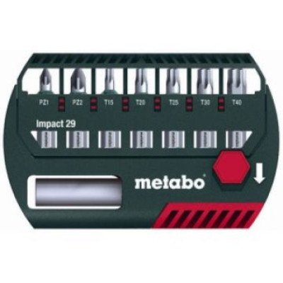 Набір ударних біт Metabo Impact 29 мм, 8 предметів