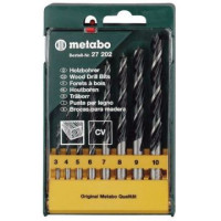 Набор сверл по дереву Metabo 8 штук