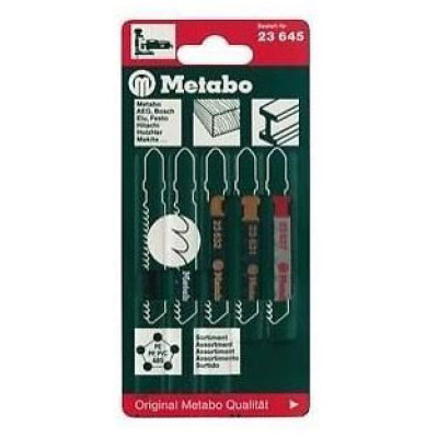 Набір пилок для лобзика Metabo 5 шт