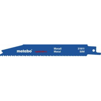 Сабельное полотно Metabo Pionier по металлу 150 мм