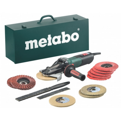 Шлифовальная машина угловая Metabo WEVF 10-125 Quick Inox Set