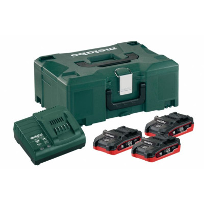 Базовый комплект Metabo LiHD 3,1 Ач, 18 В 3 pcs + MetaLoc