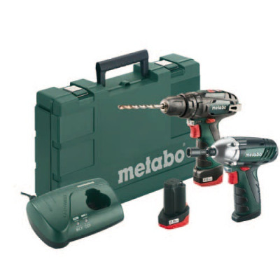 Набор инструментов Metabo Combo Set 2.5 10.8 V PowerMaxx (ударный шуруповерт SB + гайковерт SSD)