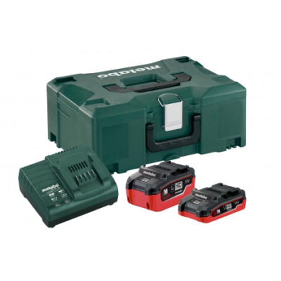 Базовый комплект Metabo LiHD 3,1 Ач + 5,5 Ач, 18 В 2 pcs + MetaLoc