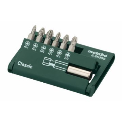 Набор бит Metabo Classic 7 предметов Набор бит Metabo Classic 7 предметов