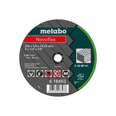 Отрезной круг Metabo Novoflex C 30, 230 мм