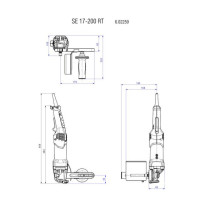 Щітка машина Metabo SE 17-200 RT Set