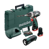 Акумуляторний шурупокрут Metabo PowerMaxx BS Basic Set + TLA LED + BitBox 15 pcs Акумуляторний шурупокрут Metabo PowerMaxx BS Basic Set + TLA LED + BitBox 15 pcs