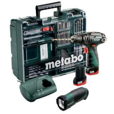 Акумуляторний ударний шурупокрут Metabo PowerMaxx SB Basic Mobile Workshop + TLA LED