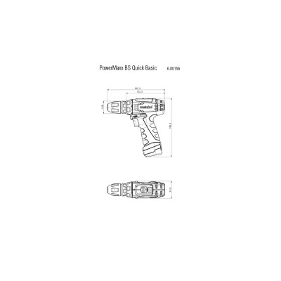 Акумуляторний дриль-шурупокрут Metabo POWERMAXX BS QUICK BASIC SET