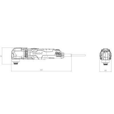 Мультитул Metabo MT 400 QUICK SET