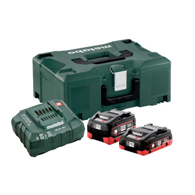 Набор аккумуляторных батарей Metabo LIHD 1 X 4,0 А·Г+ 1 X 5,5 А·Г + METALOC