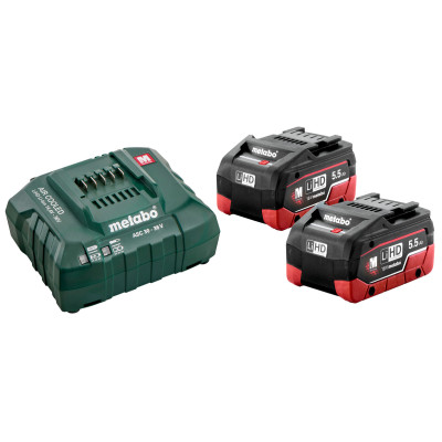 Набор аккумуляторных батарей Metabo 2 LIHD X 5,5 А·Ч