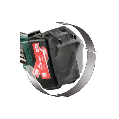 Акумуляторна кутова шліфувальна машина Metabo W 18 LTX 125 QUICK