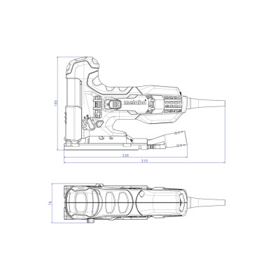 Лобзик Metabo STE 100 QUICK SET КЕЙС
