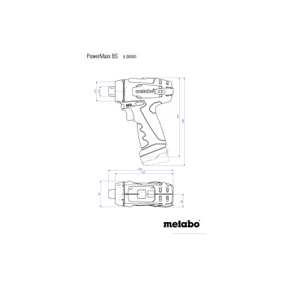 Акумуляторний дриль-шурупокрут Metabo POWERMAXX BS BASIC SET КЕЙС