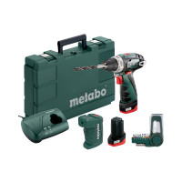 Акумуляторний шурупокрут Metabo POWERMAXX BS BASIC SET КЕЙС + насадки Акумуляторний шурупокрут Metabo POWERMAXX BS BASIC SET КЕЙС + насадки