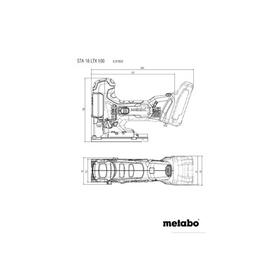 Акумуляторний лобзик Metabo STA 18 LTX 100 METALOC