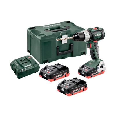 Акумуляторний шурупокрут Metabo BS 18 LT BL SET METALOC