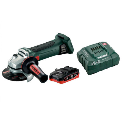Акумуляторна болгарка Metabo W 18 LTX 125 Quick 1*3.5 Ач