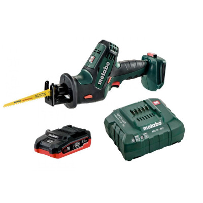 Акумуляторна шабельна пилка Metabo SSE 18 LTX Compact 1*3.5 Ач