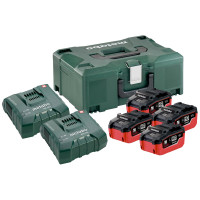 Базовый комплект Metabo 4 X LIHD 6,2 А·Г + 2 X ASC ULTRA + METALOC