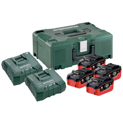 Базовый комплект Metabo 4 X LIHD 6,2 А·Г + 2 X ASC ULTRA + METALOC