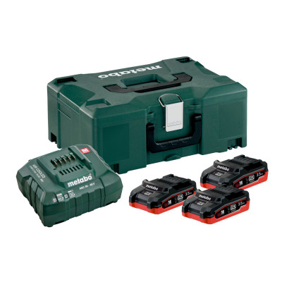 Базовый комплект Metabo 3 X LIHD 3,5 А·Г + METALOC