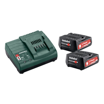 Базовый комплект Metabo 12 В 2 X 2,0 A·Г