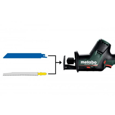 Аккумуляторная сабельная пила Metabo PowerMaxx SSE 12 BL (Каркас)