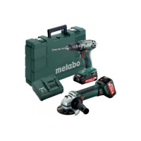 Набір інструментів Metabo Combo Set 2.4.3 18 V (болгарка W LTX 125 + шурупокрут BS 18)