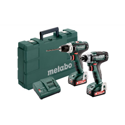 Набір інструментів Metabo Combo Set 2.7.1 12 V PowerMaxx (шурупокрут BS 12 + ударний гайковерт SSD 12)