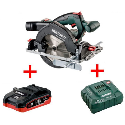 Акумуляторна дискова пилка Metabo KS 18 LTX 57 LiHD 3.5 Ач