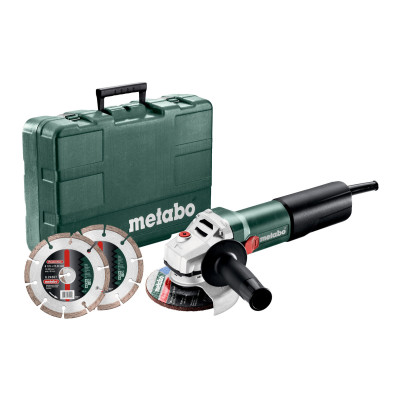 Шлифовальная угловая машина Metabo WEQ 1400-125 SET