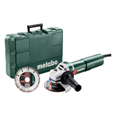 Шлифовальная угловая машина Metabo W 1100-125 SET