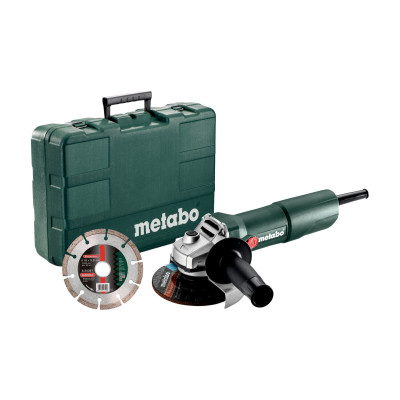 Шлифовальная угловая машина Metabo W 750-125 SET
