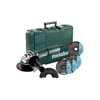 Угловая шлифовальная машина Metabo W 750-125 SET