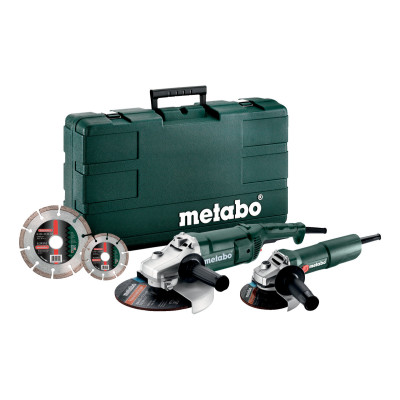 Угловые шлифовальные машины Metabo COMBO SET WEP 2200-230 + W 750-125 Угловые шлифовальные машины Metabo COMBO SET WEP 2200-230 + W 750-125