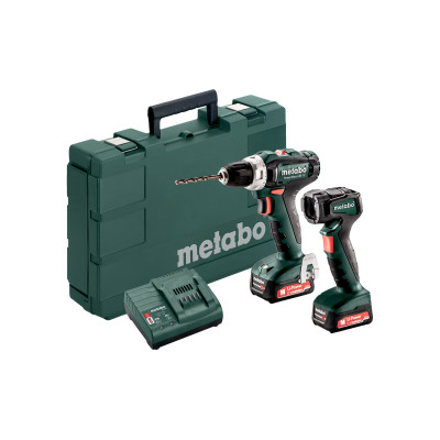 Аккумуляторная дрель-шуруповерт Metabo SET POWERMAXX BS 12