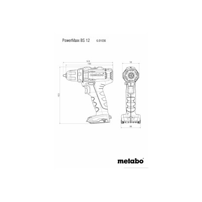 Аккумуляторная дрель-шуруповерт Metabo SET POWERMAXX BS 12