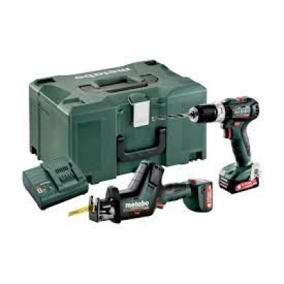 Набір інструментів Metabo Combo Set 2.7.7 12 V BL (кабельна пилка PowerMaxx SSE 12 BL + ударний шурупокрут PowerMaxx SB 12 BL)