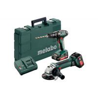 Набір інструментів Metabo Combo Set 2.4.4 18 V (ударний шурупокрут SB 18 + болгарка W 18 LTX 125)