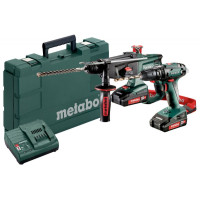 Набір інструментів Metabo Combo Set 2.3.4 18 V (ударний шурупокрут SB 18 + перфоратор KHA 18 LTX)