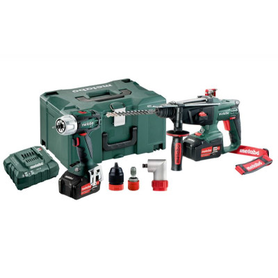Набор инструментов Metabo Combo Set 2.3.3 18 V (шуруповерт BS 18 LT Quick + перфоратор KHA 18 LTX)