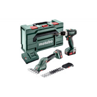 Набір інструментів Metabo Combo Set 2.3.2 12 V (ножиці для трави та кущів PowerMaxx SGS 12 Q + шурупокрут PowerMaxx BS 12)