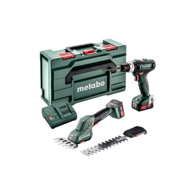 Набір інструментів Metabo Combo Set 2.3.1 12 V (ножиці для трави та кущів PowerMaxx SGS 12 Q + ударний шурупокрут PowerMaxx SB 12)